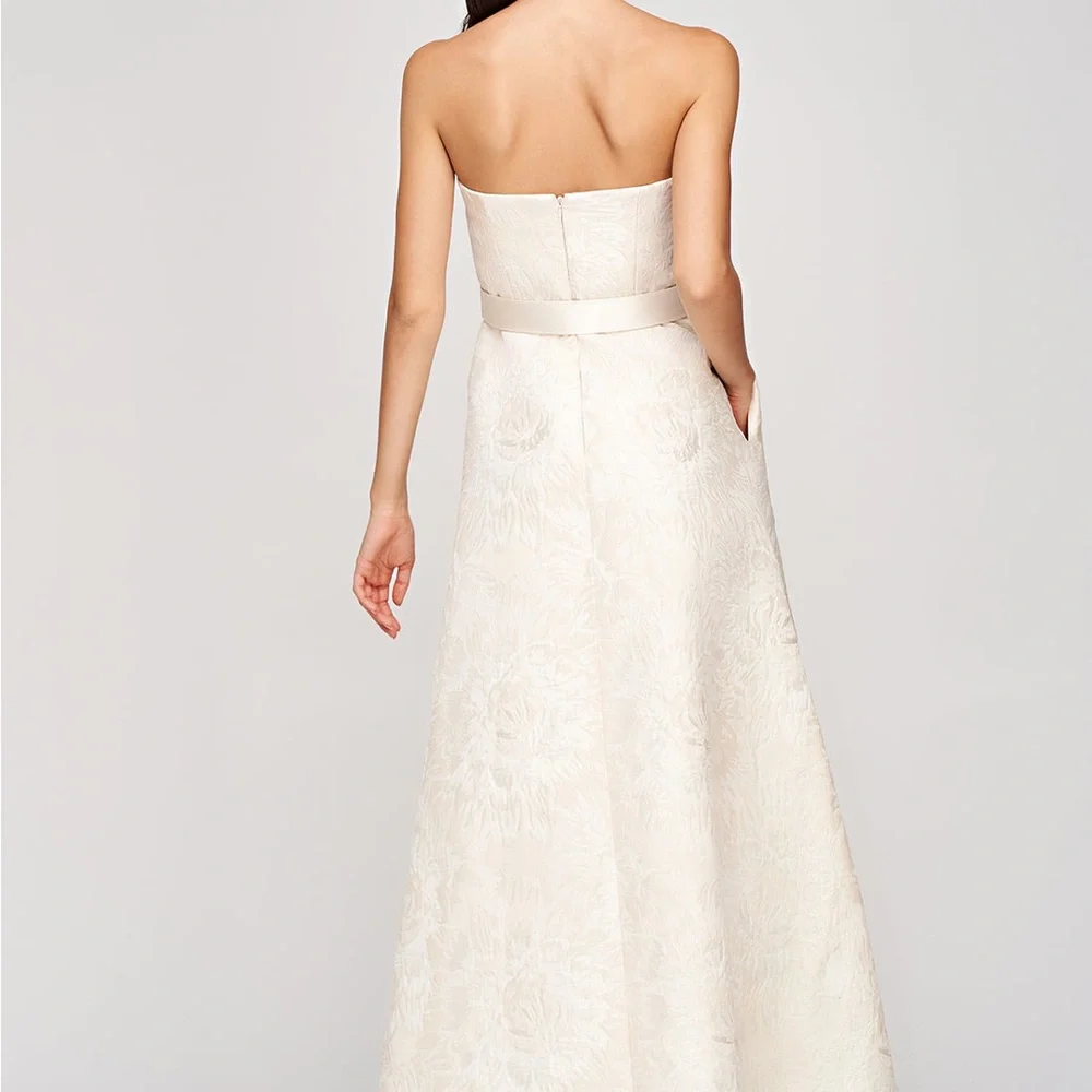 Bella Hi-Low Gown by Kay Unger - Picture 2 of 9